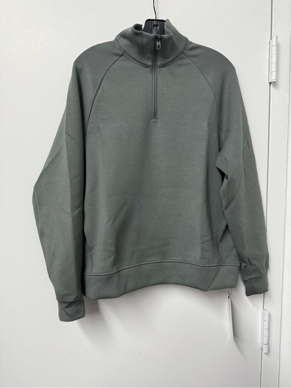 LuluLemon Men’s Smooth Spacer Quarter Zip in Onyx Grey